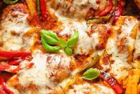 Tuscan Chicken Marinara with Sweet Peppers
