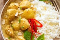 Golden Chicken Potato Curry