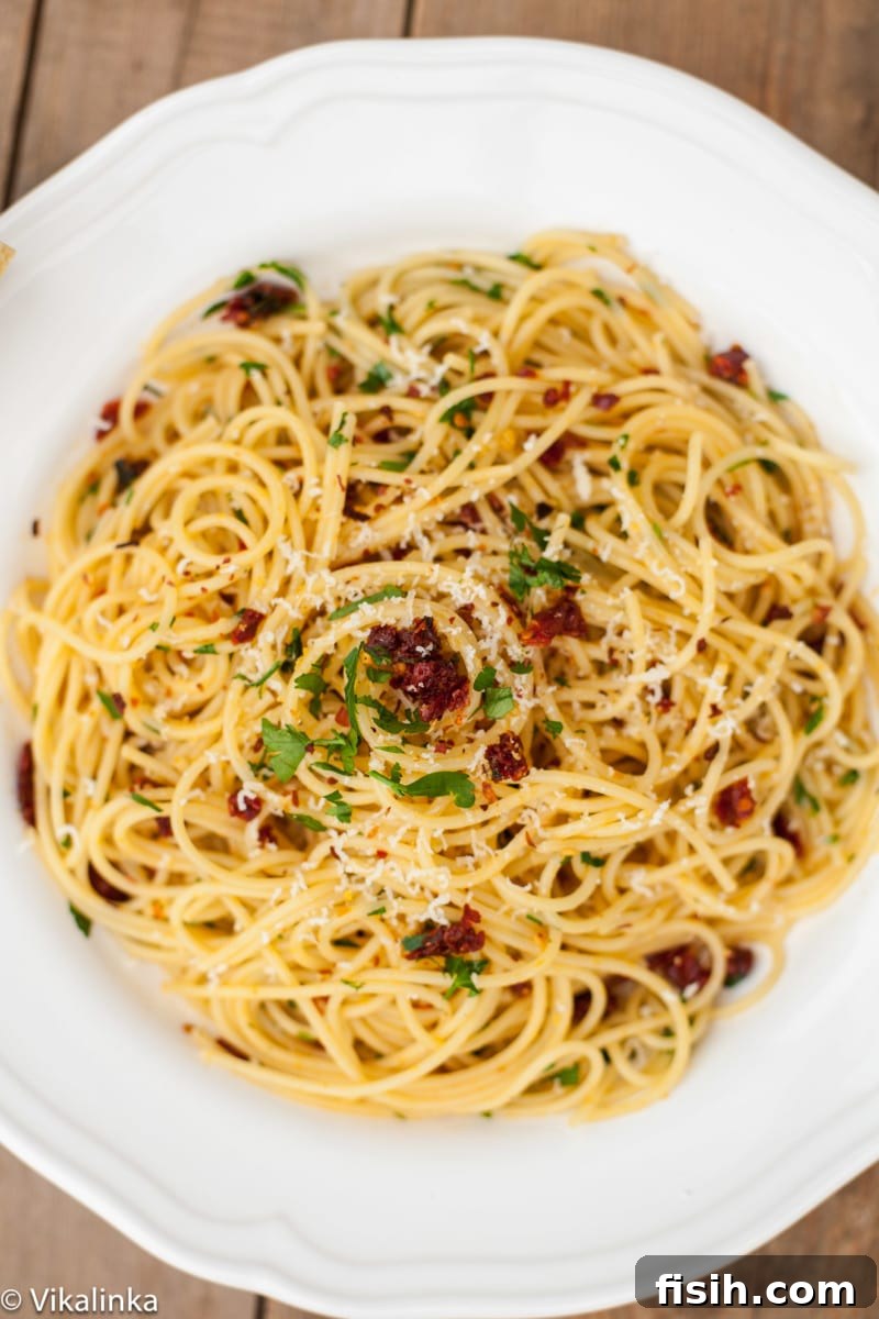 Spaghetti alla Siciliana finished dish