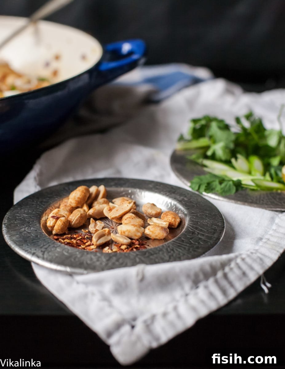 side shot of dish of peanuts
