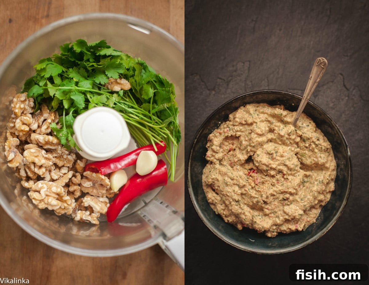 Process shot of sauce ingredients in bowl