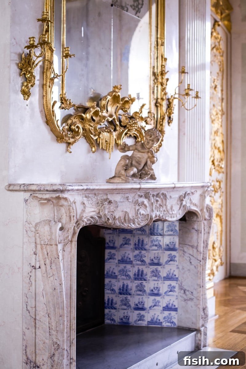 Old Berlin's Shimmering Splendor 12 A glimpse into the stunning Porcelain Cabinet with its vast collection of ornate ceramics.