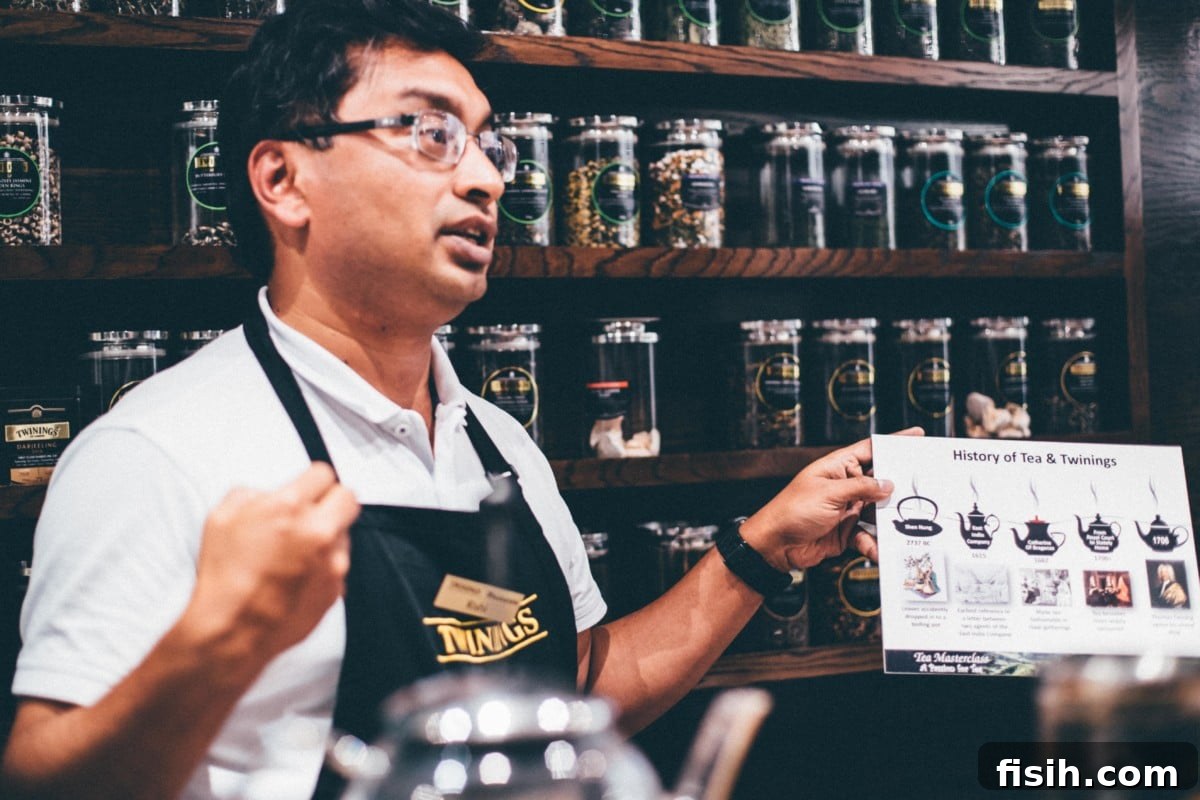 Twinings Tea Tasting on the Strand