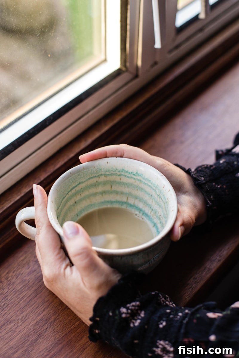 chai latte in a cup