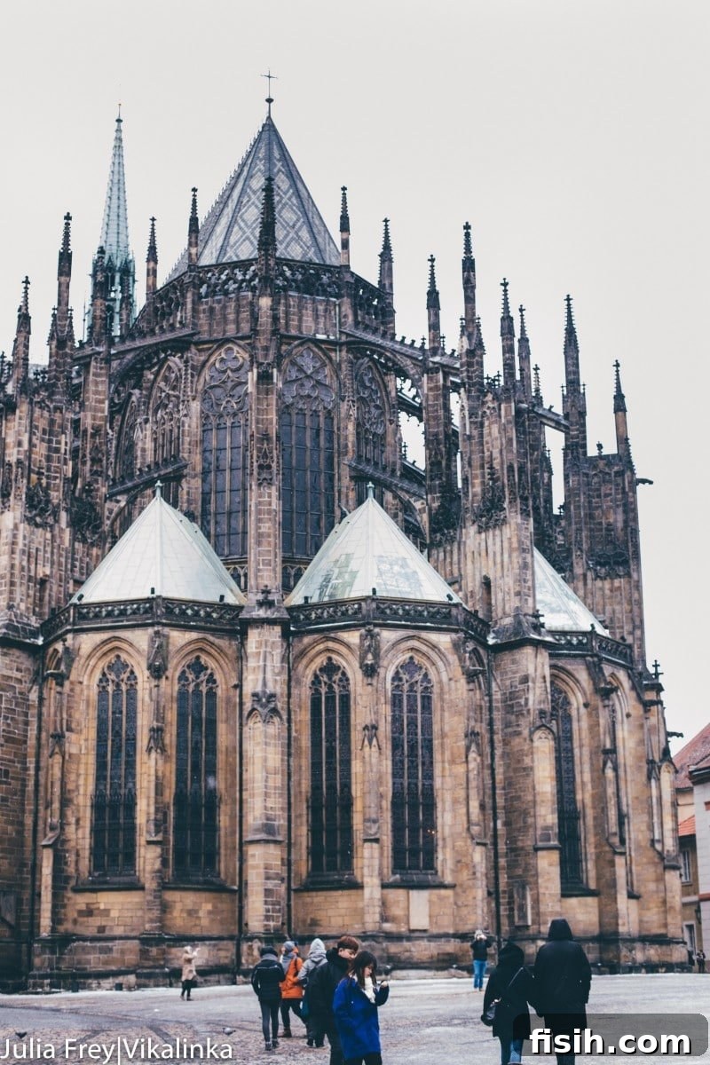 St. Vitus Cathedral within Prague Castle complex