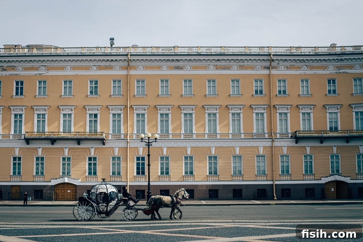 Picturesque view of a canal in Saint Petersburg, highlighting the city's unique charm