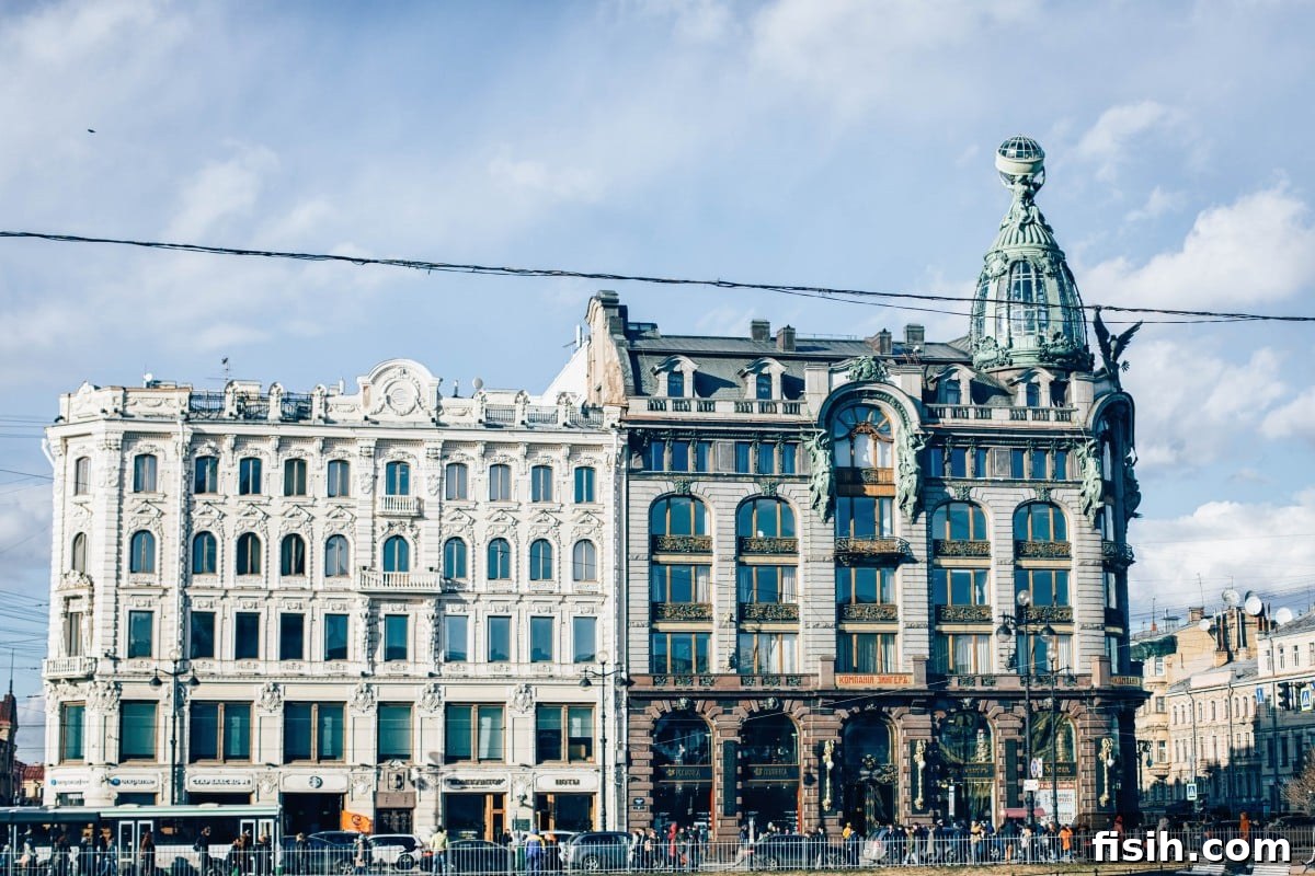 Nevsky Prospekt, the main street of Saint Petersburg, bustling with life and history