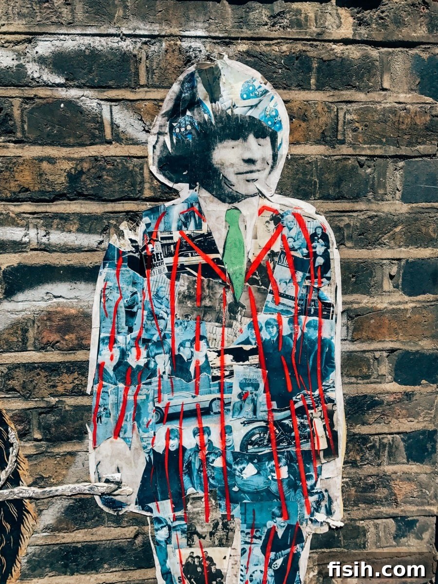 Explore Shoreditch's Vibrant Street Art 7 Shoreditch street art adorning a building, demonstrating the scale of urban art in London