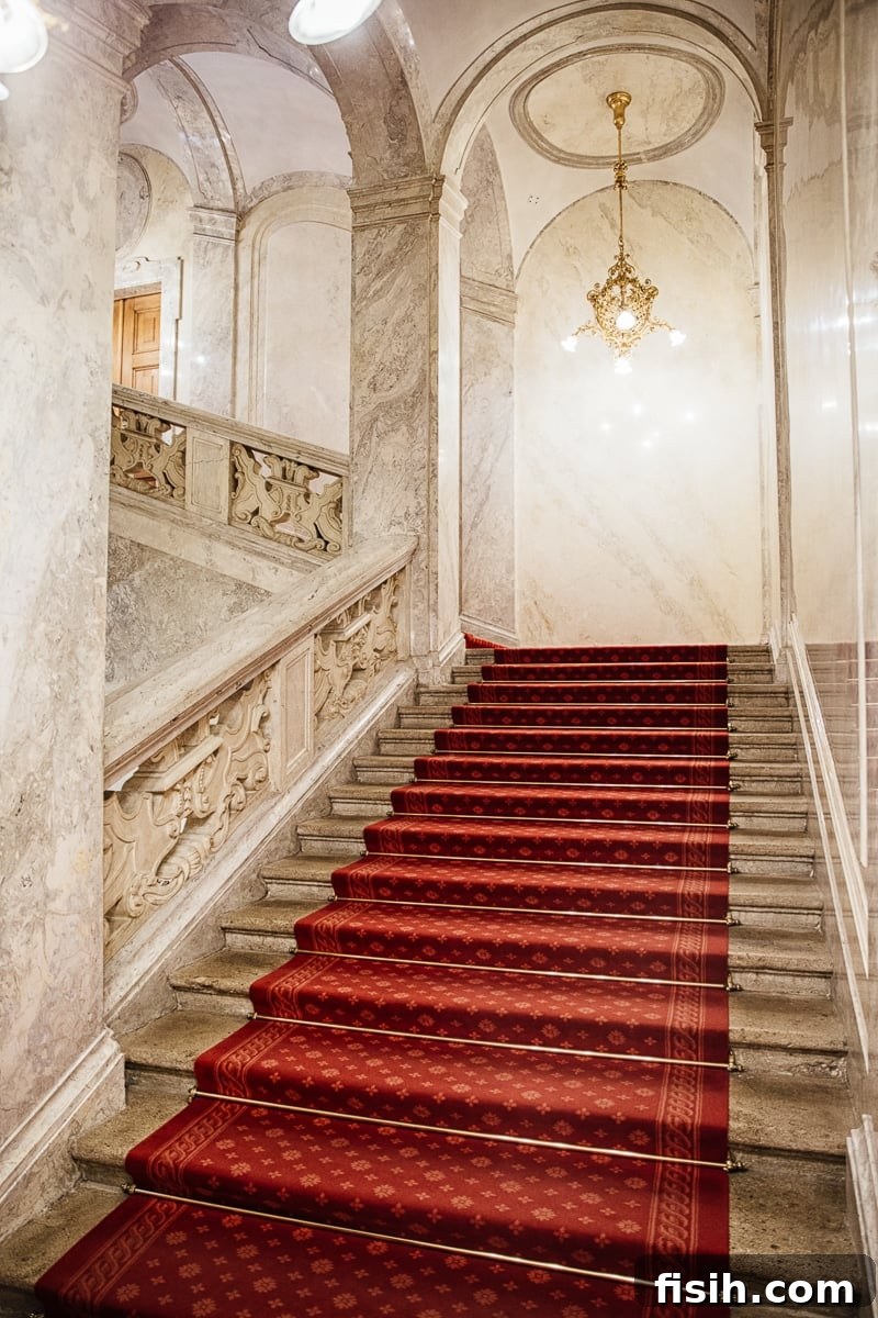 Luxurious interiors of Hofburg Palace, State Apartments
