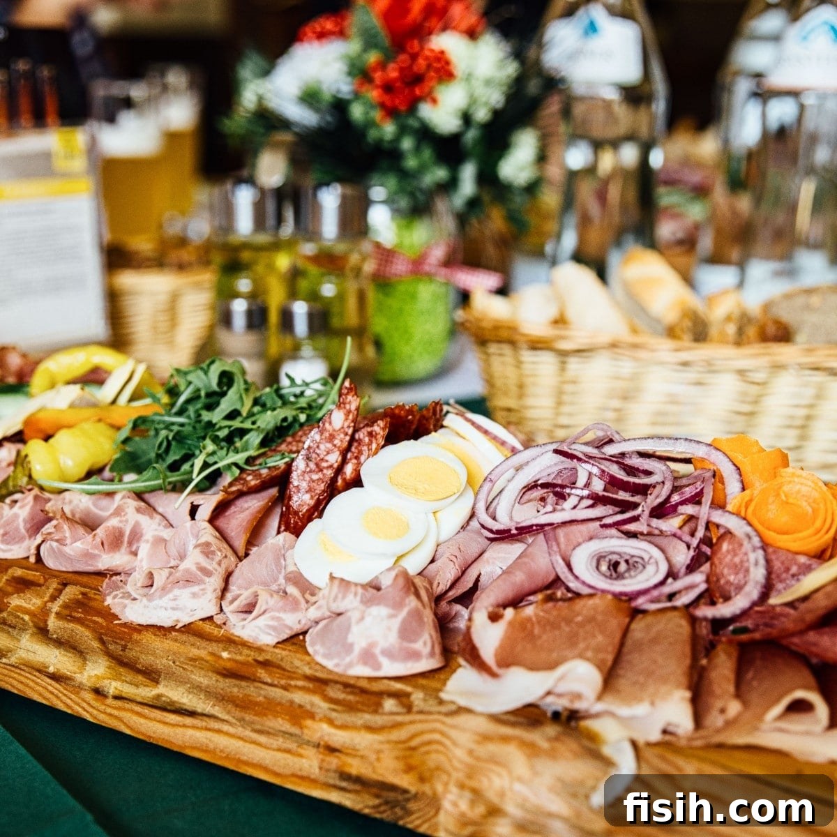 A large platter of assorted cold meats and cheeses, typically served at a traditional brewery pub in Austria
