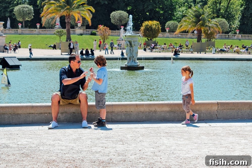Parents checking a child's forehead for fever during a trip