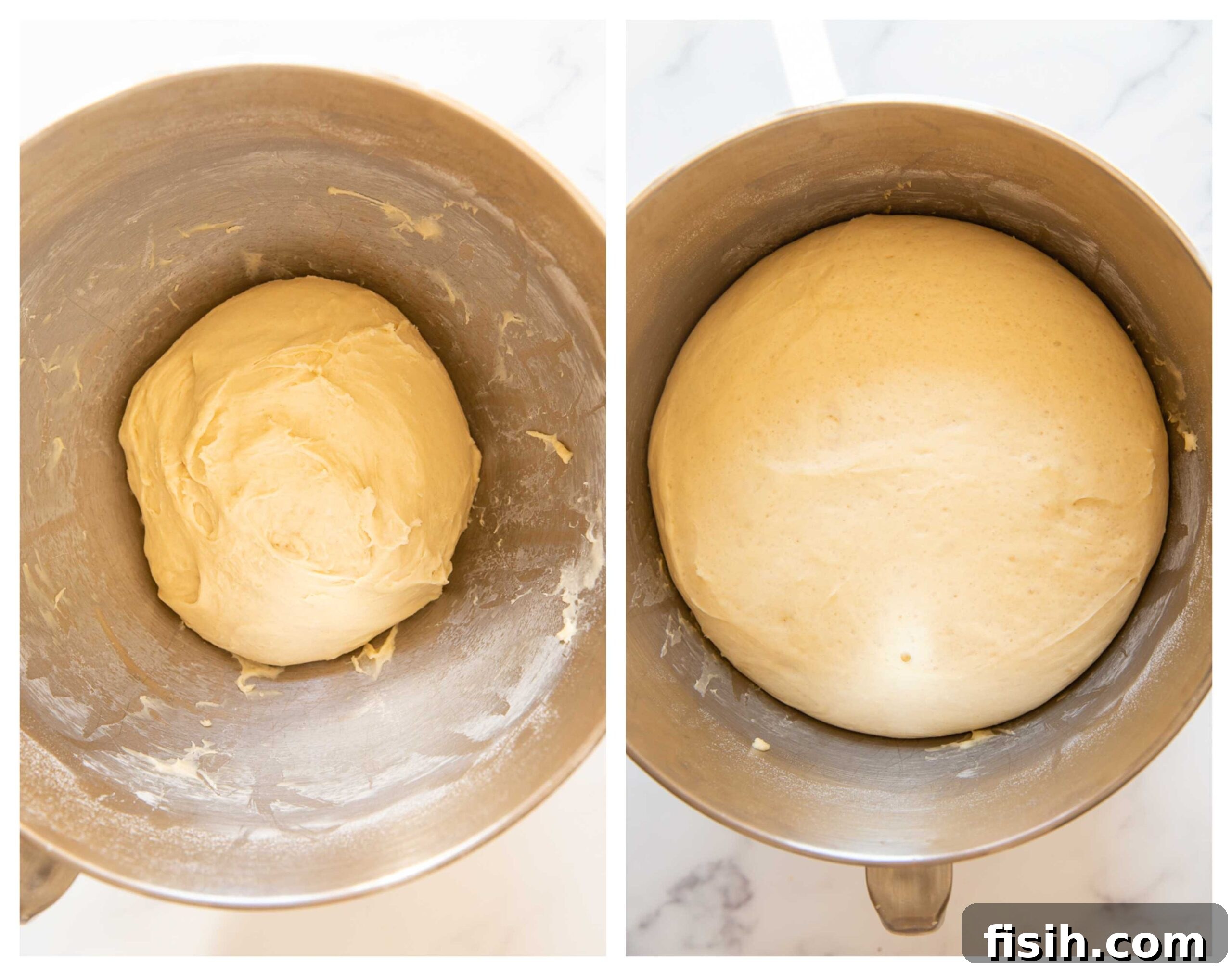 Fluffy Cinnamon Buns From Scratch 3 cinnamon bun dough process