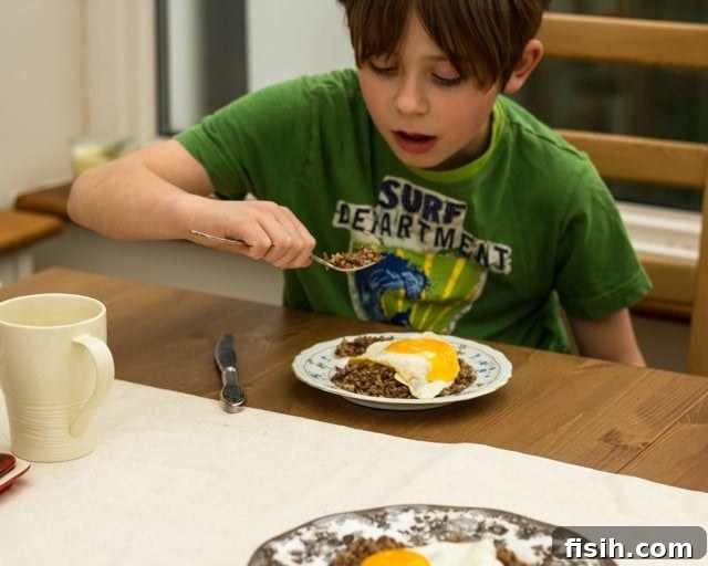 Discover the Many Ways to Enjoy Buckwheat 5 Side shot of boy eating buckwheat
