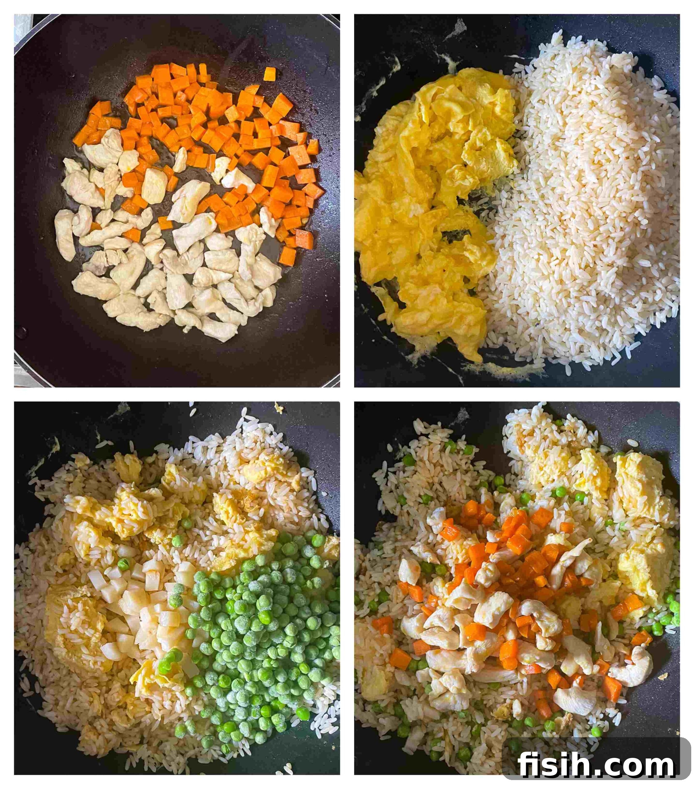 Wok-Kissed Chicken Fried Rice 5 chicken fried rice process imafes