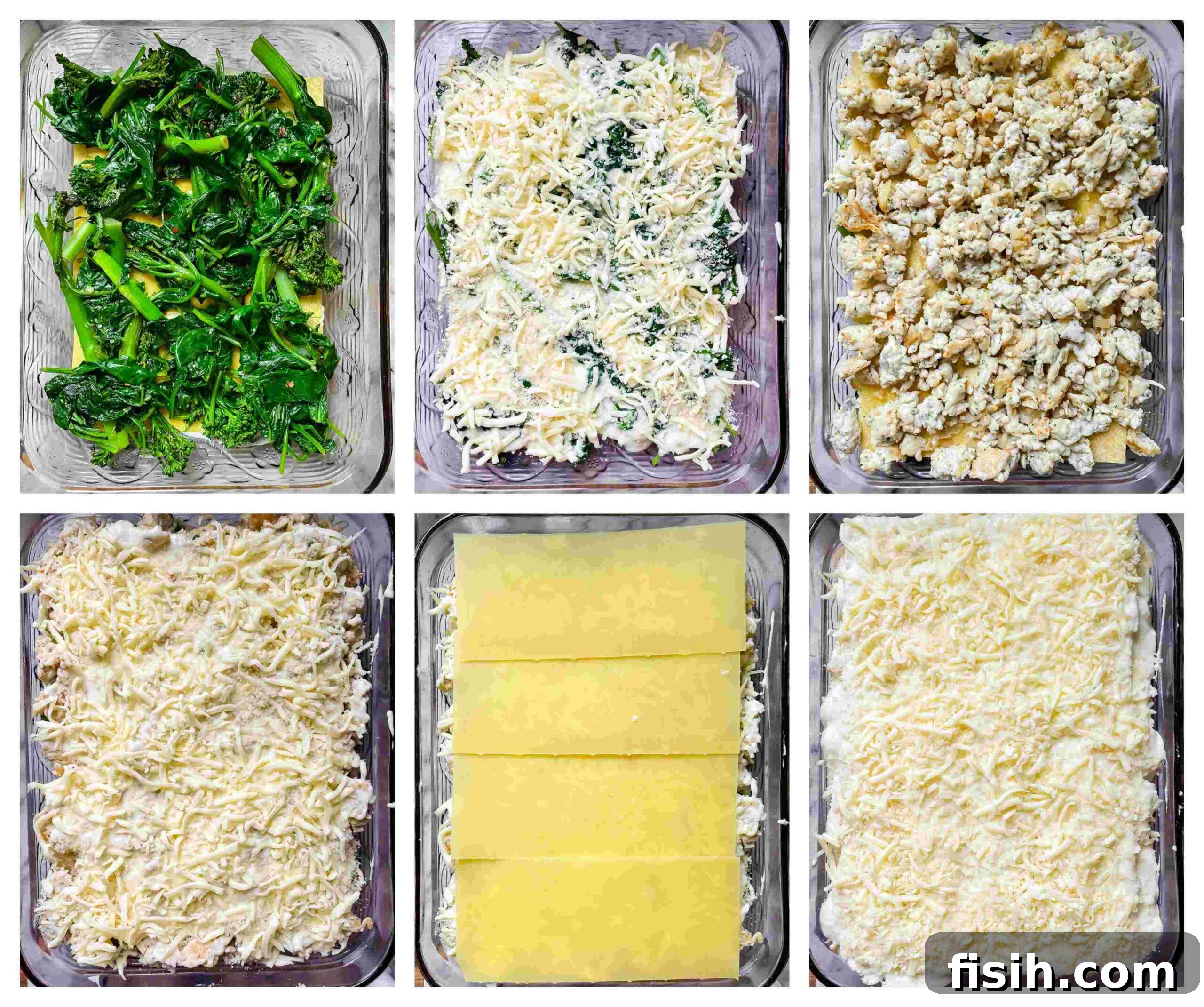 lasagna recipe process images