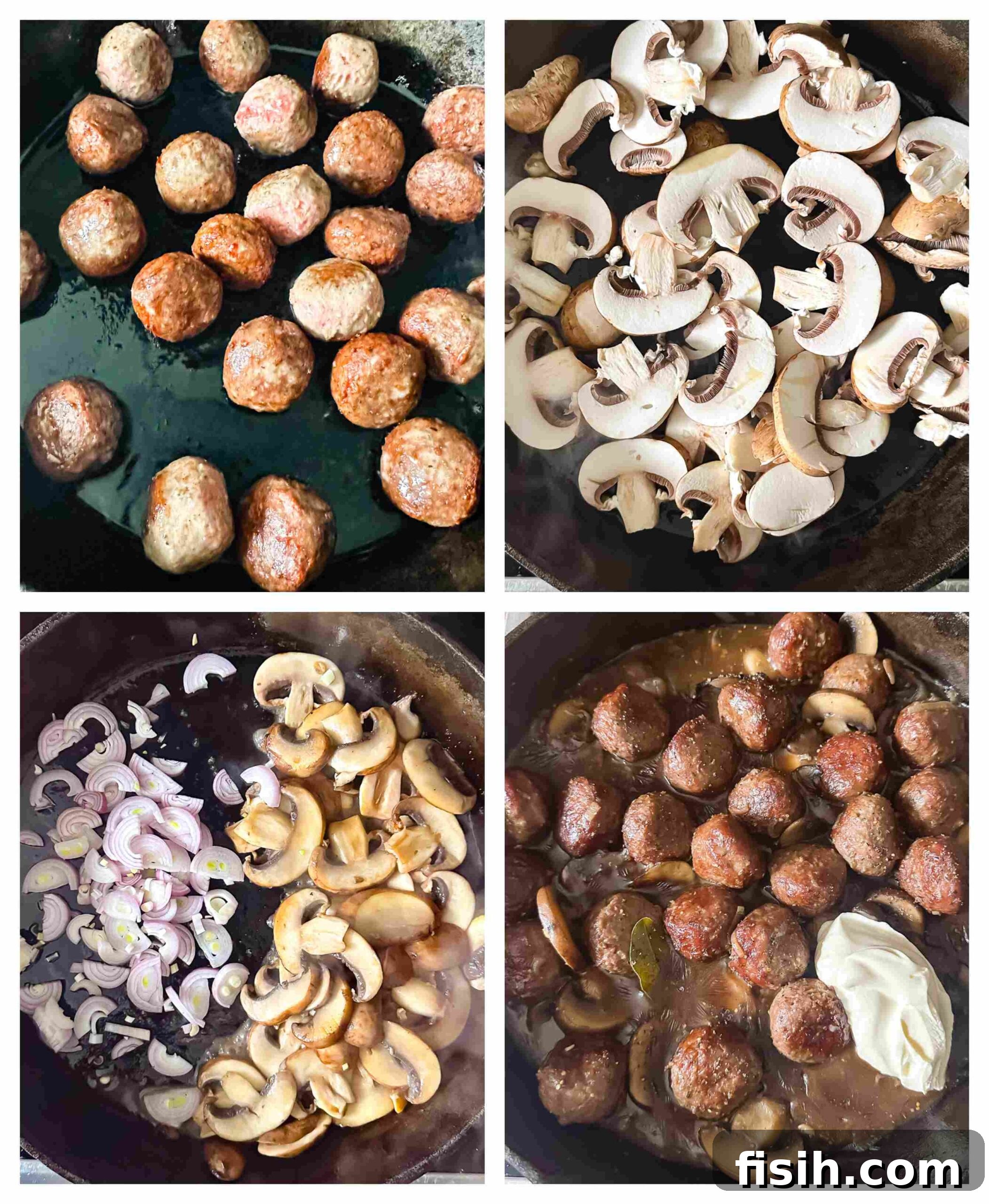 stroganoff recipe process images