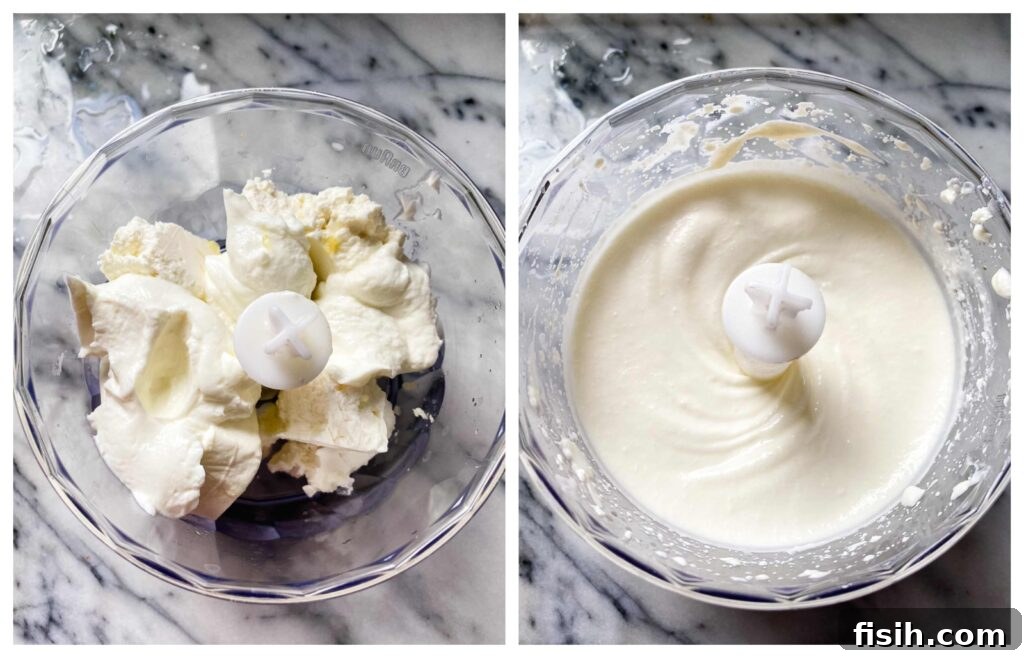 Process shots showing whipping in a mixing dish
