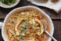 Spicy Georgian Kharcho Chicken and Rice Soup