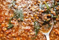 Verdant Lentil Spinach Stew