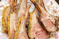 Pistachio Herb Garlic Crusted Lamb Rack