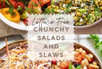 Crunchy Summer Salads & Slaws Without Lettuce: Flavorful Recipes