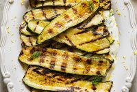 Charred Zucchini with Creamy Whipped Feta Dip