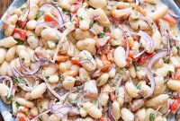Turkish White Bean Salad with Lemon, Herbs, and Olive Oil